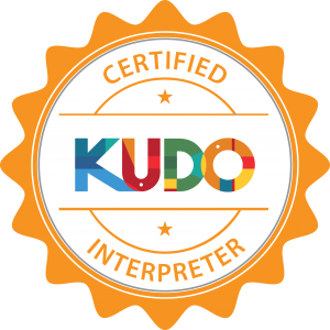 Kudo Certified Interpreter Silvia Palá